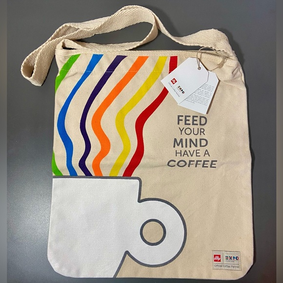 ILLY CAFFÈ Expo Milano Canvas Tote Bag - Picture 2 of 7